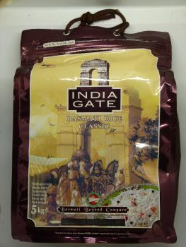 India Gate Basmati Rice Classic, Nettogewicht 5kg